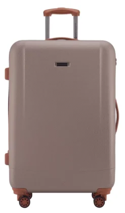 Wannsee - Koffer Hartschale L Mit TSA In Champagner-Braun -Gepäck Discounter compressed articleImages2 F r front hauptstadtkoffer wannsee trolley koffer spinner champagner size l 1