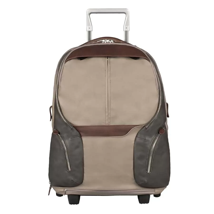 Piquadro Coleos – Rucksacktrolley Mit Fach Für PC Und IPad®Air/Air2 In Taupe 3 Piquadro Coleos – Rucksacktrolley Mit Fach Für PC Und IPad®Air/Air2 In Taupe