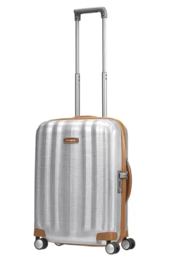 Samsonite Lite-Cube-DLX - Spinner 55cm In Aluminium -Gepäck Discounter compressed articleImages2 G r griff lite cube dlx spinner 55cm in aluminium