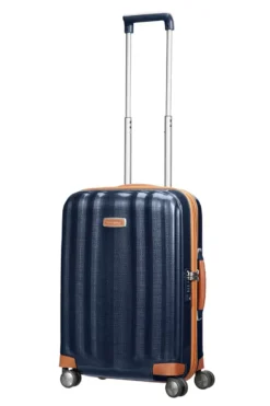 Samsonite Lite-Cube-DLX - Spinner 55cm In Midnight Blue -Gepäck Discounter compressed articleImages2 G r griff lite cube dlx spinner 55cm in midnight blue