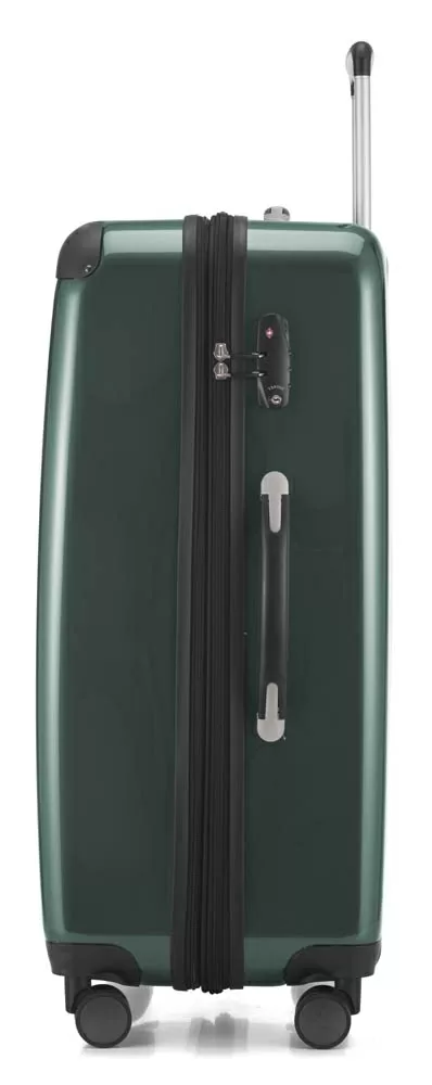 Alex - Koffer Hartschale L Glänzend Mit TSA In Waldgrün 5 Alex - Koffer Hartschale L Glänzend Mit TSA In Waldgrün – Bild 3