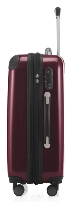 Alex - Handgepäck Hartschale Glänzend Mit TSA In Burgund -Gepäck Discounter compressed articleImages2 H K hk20 8278 bg.pt01