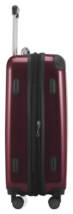 Alex - Handgepäck Hartschale Glänzend Mit TSA In Burgund -Gepäck Discounter compressed articleImages2 H K hk20 8278 bg.pt02
