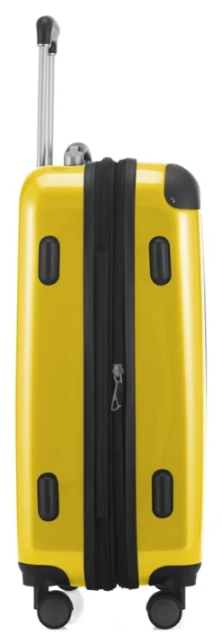 Alex - Handgepäck Hartschale Glänzend Mit TSA In Gelb -Gepäck Discounter compressed articleImages2 H K hk20 8278 y.pt02