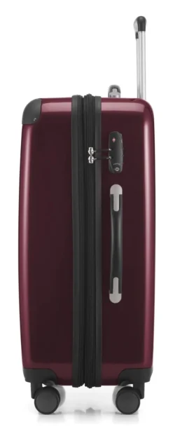 Alex - Koffer Hartschale M Glänzend Mit TSA In Burgund -Gepäck Discounter compressed articleImages2 H K hk24 8278 bg.pt01