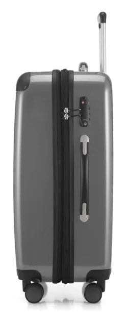 Alex - Koffer Hartschale M Glänzend Mit TSA In Silber -Gepäck Discounter compressed articleImages2 H K hk24 8278 s.pt01