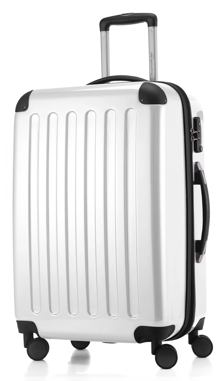 Alex - Koffer Hartschale M Glänzend Mit TSA In Weiss 3 Alex - Koffer Hartschale M Glänzend Mit TSA In Weiss