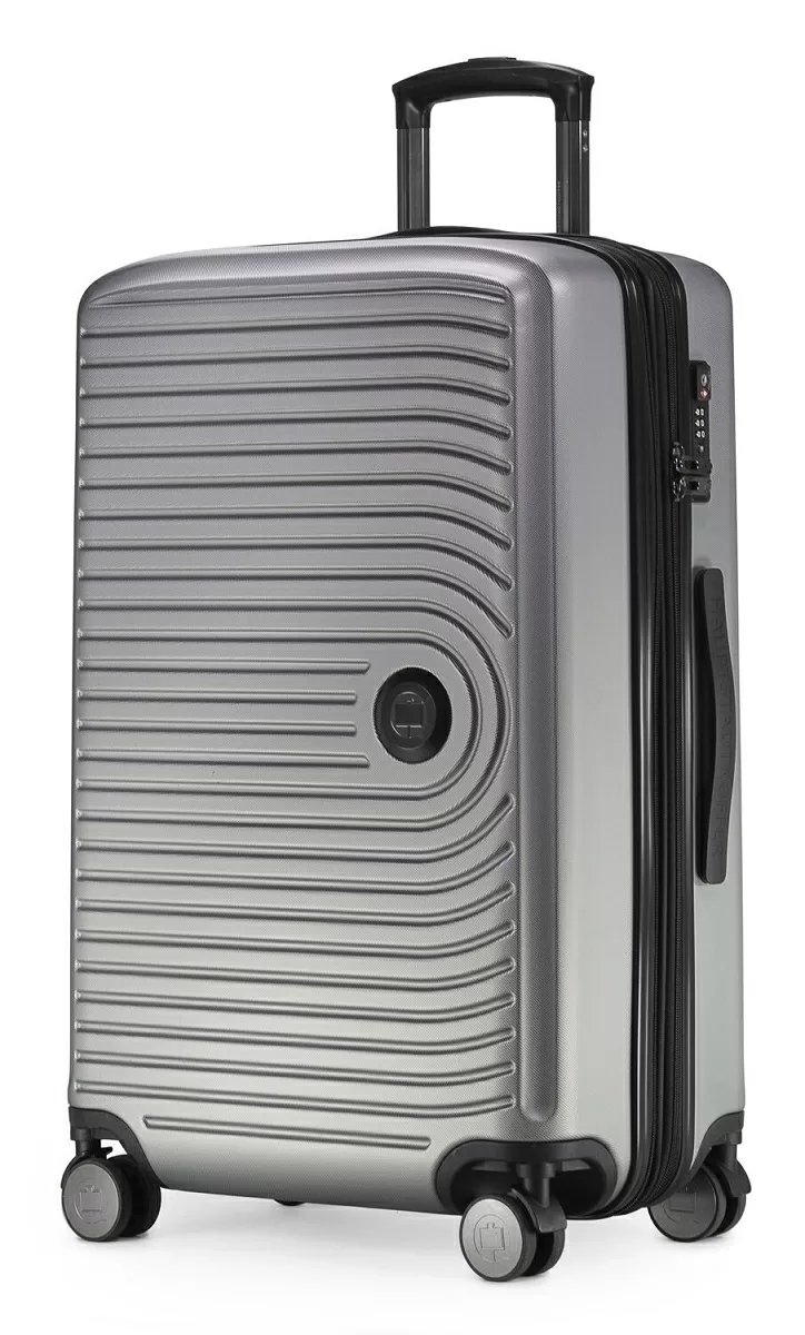 Mitte - Mittelgrosser Koffer Hartschale In Silber 7 Mitte - Mittelgrosser Koffer Hartschale In Silber – Bild 5