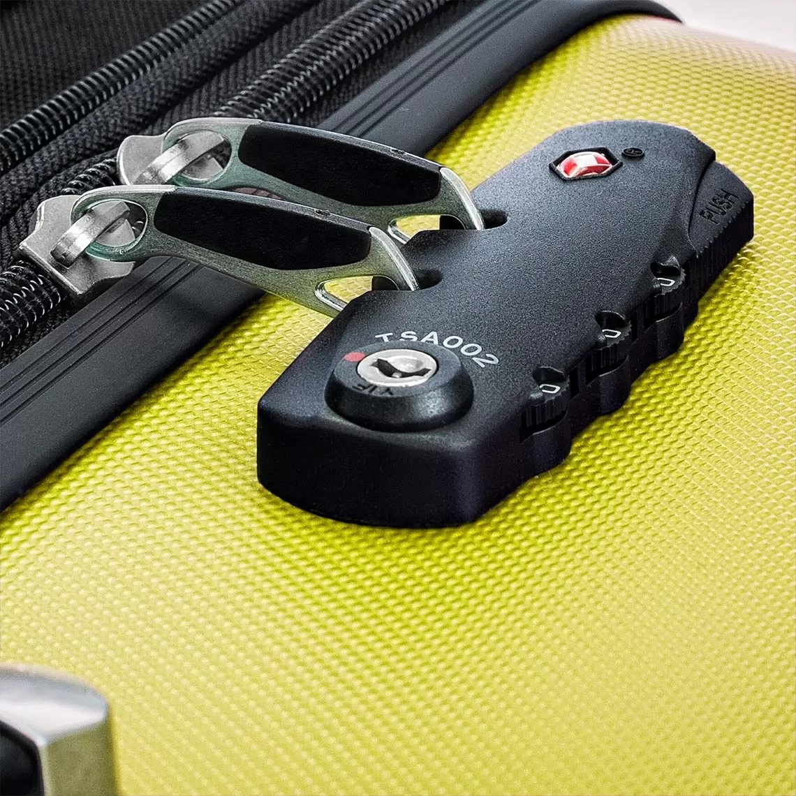 Wedding - Koffer Hartschale Matt L Mit TSA In Gelb 9 Wedding - Koffer Hartschale Matt L Mit TSA In Gelb – Bild 7