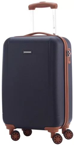 Wannsee - Handgepäck Hartschale Mit TSA In Dunkelblau
