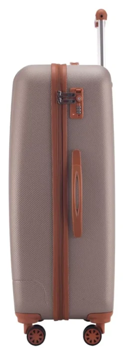 Wannsee - Koffer Hartschale M Mit TSA In Champagner-Braun -Gepäck Discounter compressed articleImages2 S e seite1 hauptstadtkoffer wannsee trolley koffer spinner champagner size L