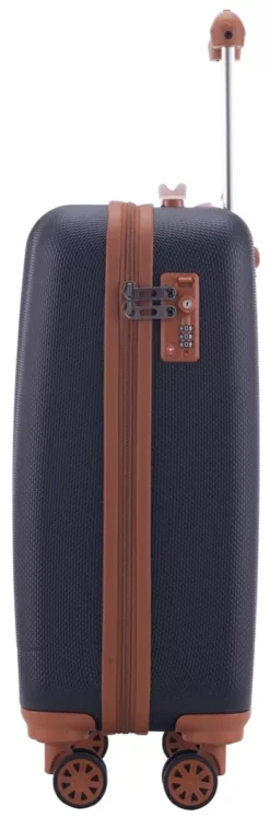 Wannsee - Handgepäck Hartschale Mit TSA In Dunkelblau -Gepäck Discounter compressed articleImages2 S e seite2 hauptstadtkoffer wannsee handgepaeck trolley spinner dunkelblau size S