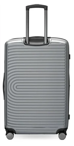 Mitte - Grosser Koffer Hartschale In Silber -Gepäck Discounter compressed articleImages2 u t utg5lrqa