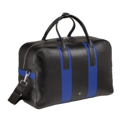 Cambridge - Reisetasche Aus Leder Schwarz -Gepäck Discounter compressed borsone da viaggio pelle 534 7500 c black