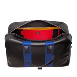 Cambridge - Reisetasche Aus Leder Schwarz -Gepäck Discounter compressed borsone da viaggio pelle 534 7500 f1 black