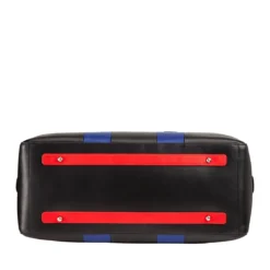 Cambridge - Reisetasche Aus Leder Schwarz -Gepäck Discounter compressed borsone da viaggio pelle 534 7500 s black