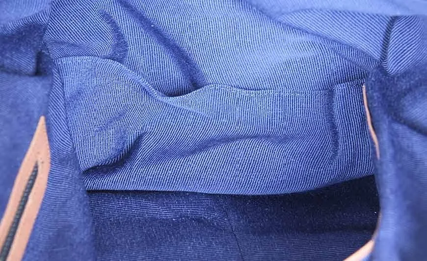 Reisetasche Mittel In Blau/Braun 10 Reisetasche Mittel In Blau/Braun – Bild 8