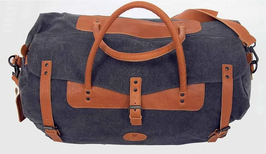 Reisetasche XL In Blau/Braun 8 Reisetasche XL In Blau/Braun – Bild 6