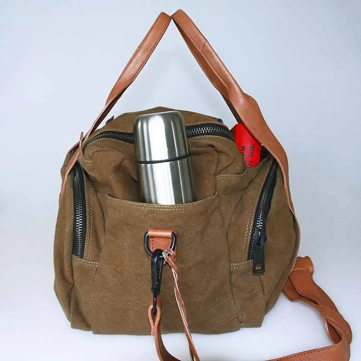 Reisetasche S In Braun/Hellbraun 4 Reisetasche S In Braun/Hellbraun – Bild 2