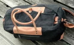 Reisetasche Mittel In Schwarz/Hellbraun 14 Reisetasche Mittel In Schwarz/Hellbraun -Gepäck Discounter compressed compressed img p 1 2 6 3 1263