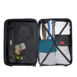 Alex - Koffer Hartschale L Glänzend Mit TSA In Herbstgold -Gepäck Discounter compressed hk28 8278 hegpt07