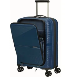 American Tourister Airconic Spinner Midnight Navy -Gepäck Discounter compressed open 34