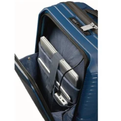 American Tourister Airconic Spinner Midnight Navy -Gepäck Discounter compressed open54